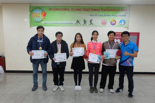 Sinh viên Việt Nam tại Hàn Quốc tổ chức giải bóng bàn quốc tế Sejong 2017 - ảnh 8